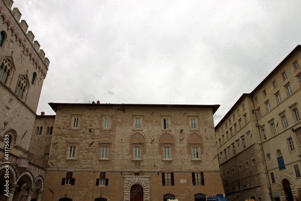 historic palace in the center of Perugia