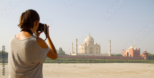 Photography foto at Taj Mahal