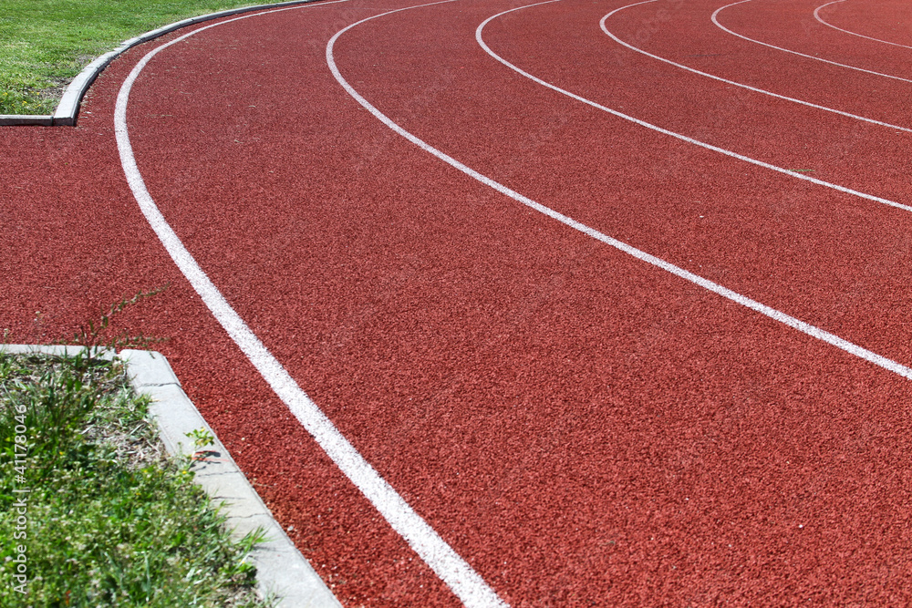 Fototapeta premium Running track