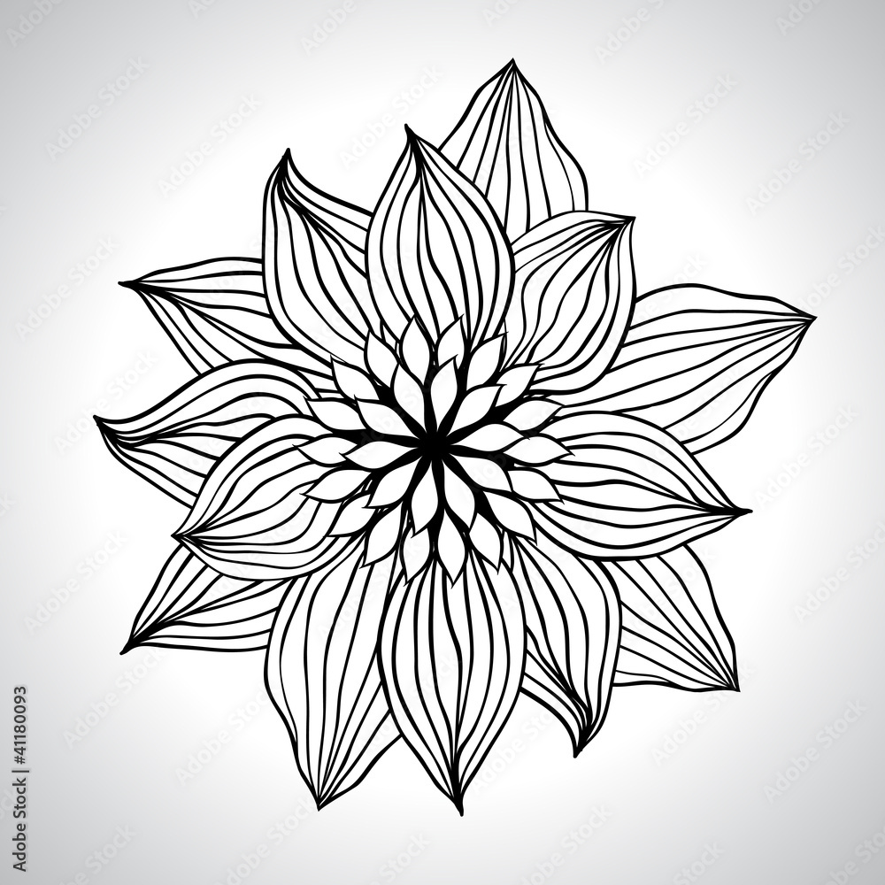 Abstract floral background. Vector flower element for design. Abstract floral background. Vector flower element for design.