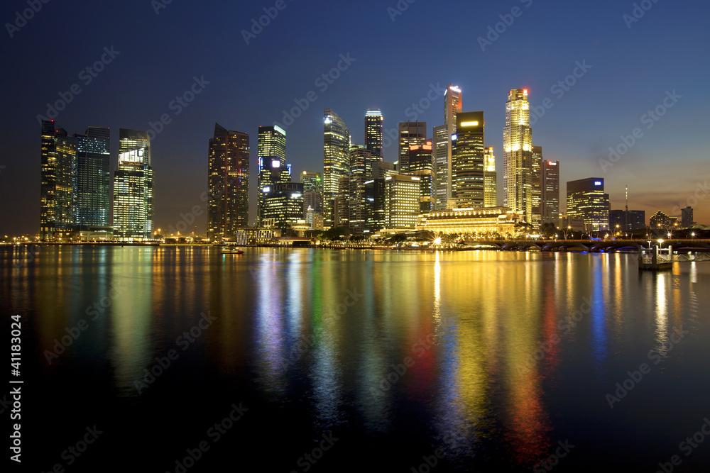 Fototapeta premium Singapore skyline