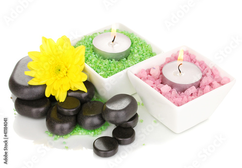 Wallpaper Mural Spa setting isolated on white Torontodigital.ca