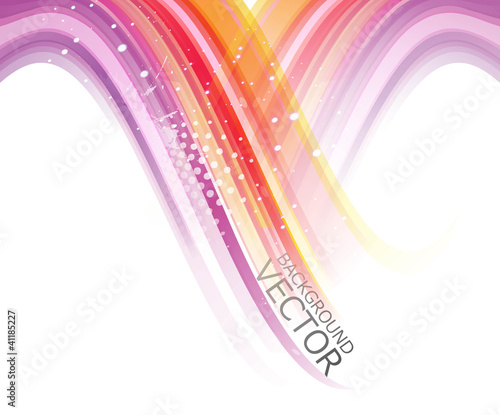 abstract design colorful new rainbow wave vector