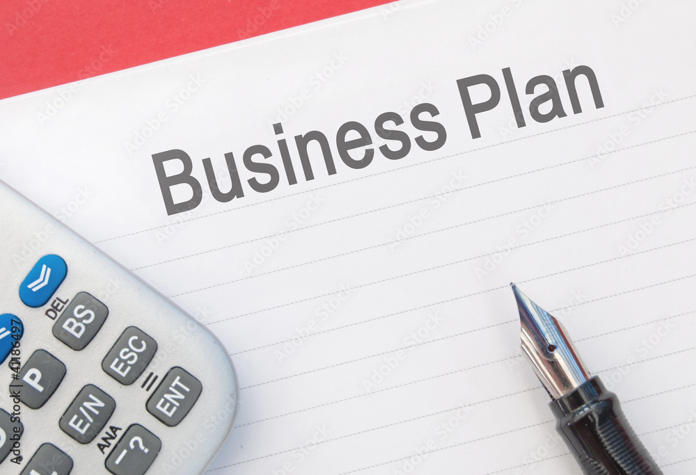 Fototapeta premium Business plan