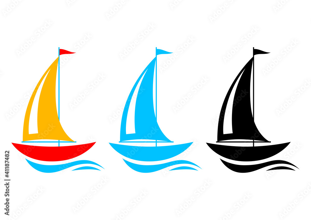 Sailboat icons