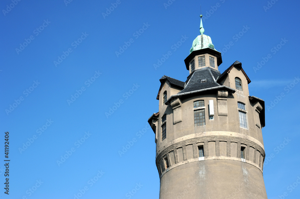 Historischer Wasserturm von 1904 Markkleeberg bei Leipzig