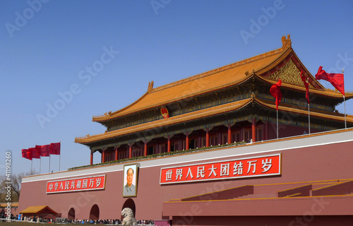 Tiananmen Gate to the Forbidden City in Beijing