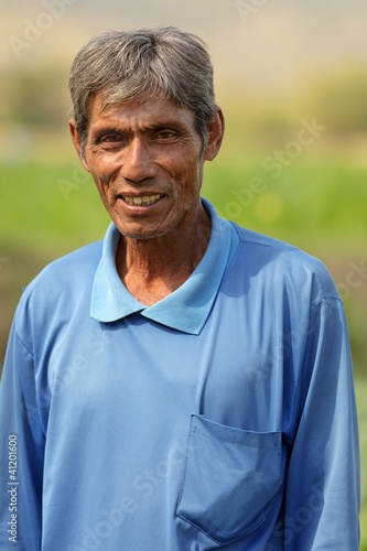 thai farmer portrait