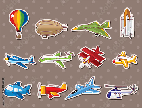 airplane stickers