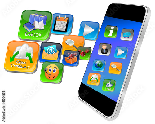 Smartphone mit apps