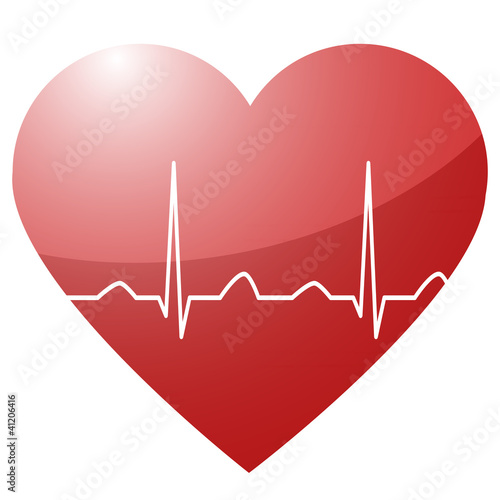 heart with curve