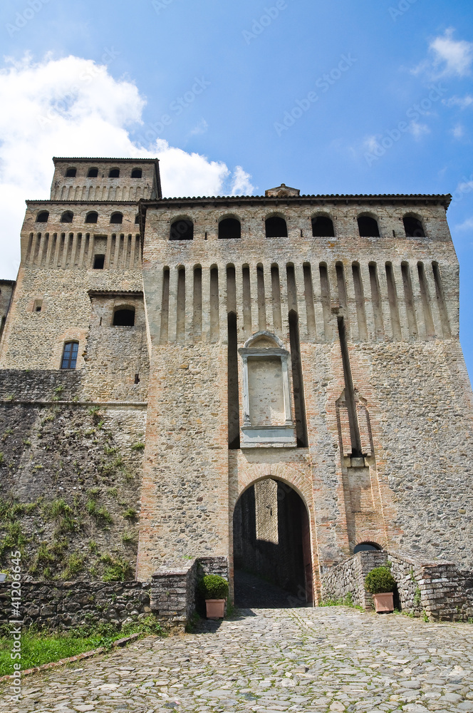Obraz premium Castle of Torrechiara. Emilia-Romagna. Italy.