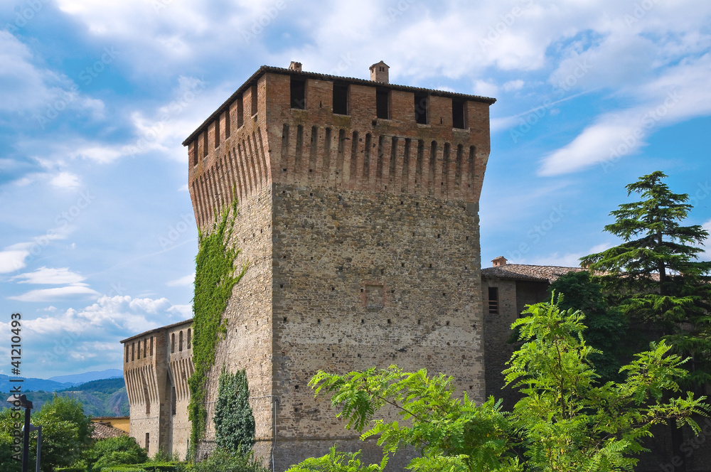Castle of Varano de' Melegari. Emilia-Romagna. Italy.