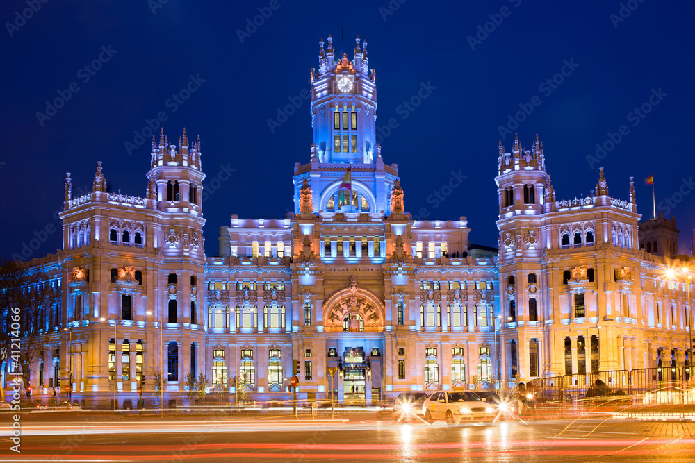 Naklejka premium Pałac Komunikacji w Madrycie