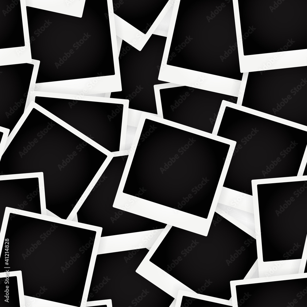 Blank photo cards seamless background