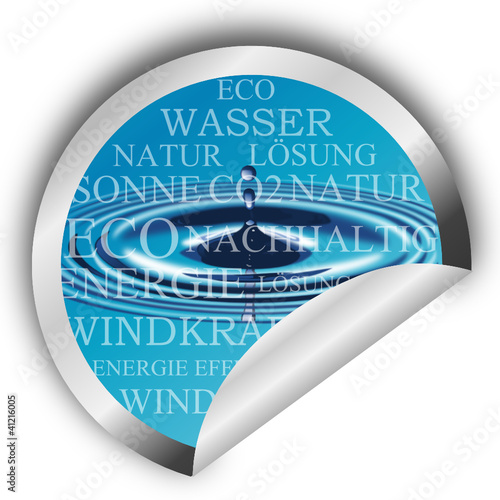 Wasser- Sticker