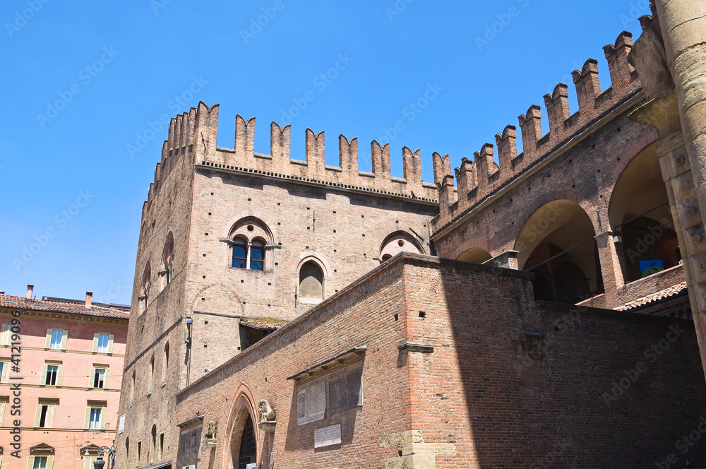 King Enzo's Palace. Bologna. Emilia-Romagna. Italy.