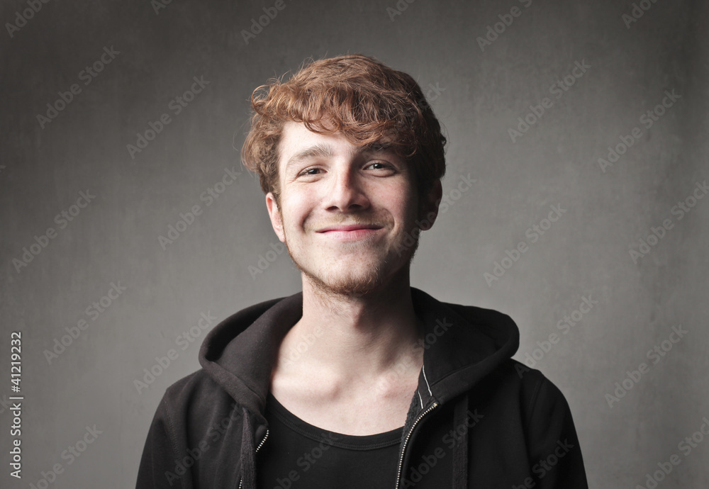 Obraz premium Cheerful man