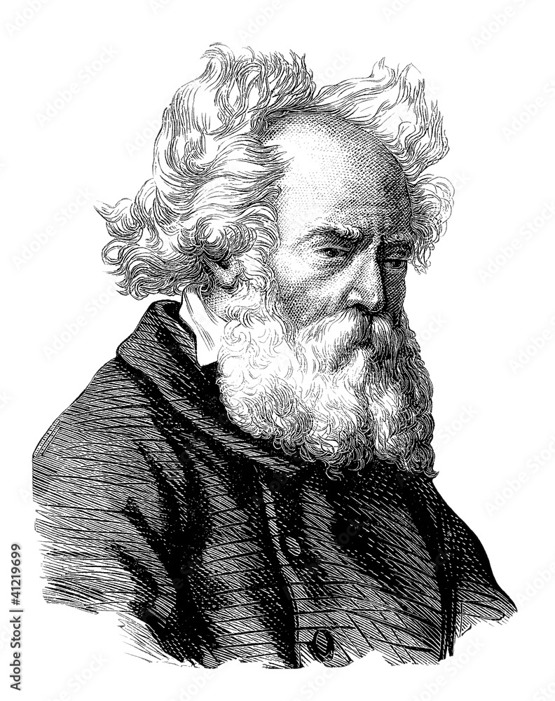 Fototapeta premium Portrait Man - 19th century