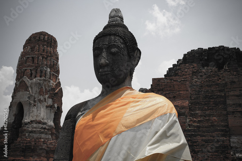 The Buddha and The pagoda