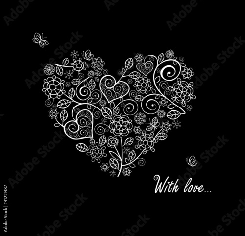 Vintage heart