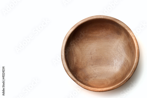 фотографія wooden salad bowl