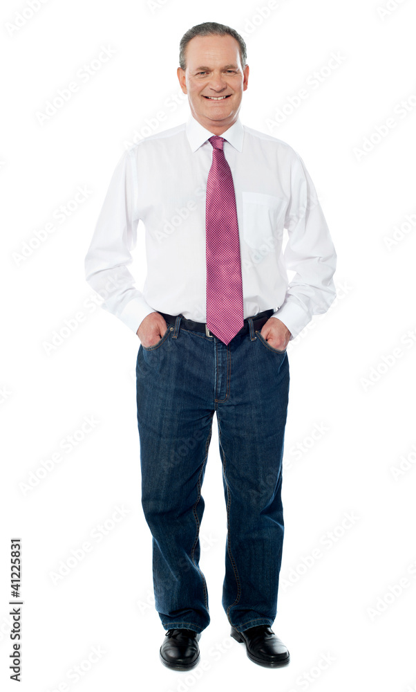 Businessman full length portrait Businessman full length portrait