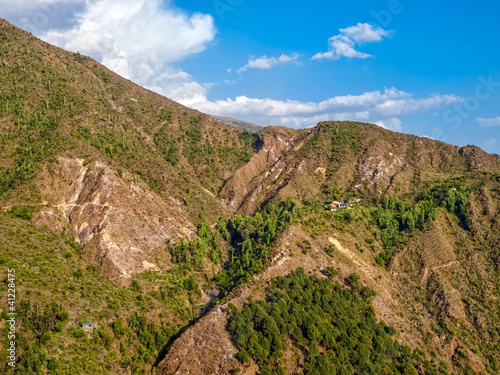 Panorama of the Dharamsala hills