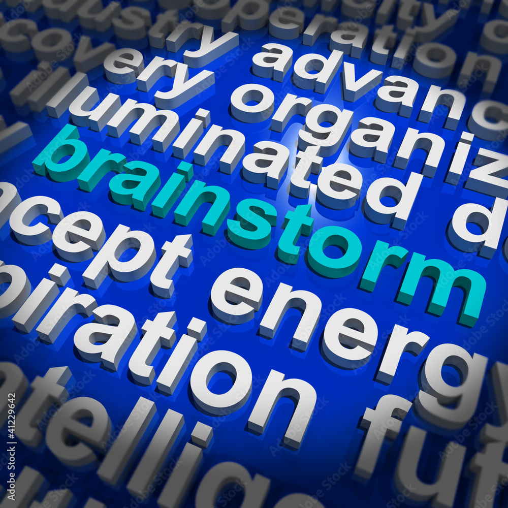 Brainstorming Word Meaning Creative Thinking And Ideas Brainstorming Word Meaning Creative Thinking And Ideas
