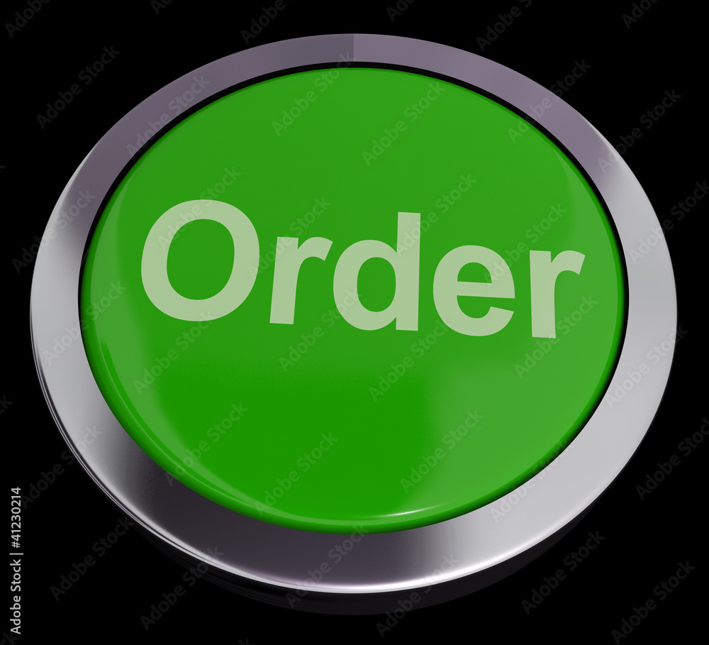 Order Button For Buying Online In Web Store Order Button For Buying Online In Web Store