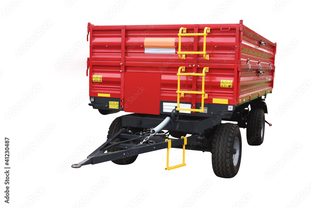 Naklejka premium agricultural trailer