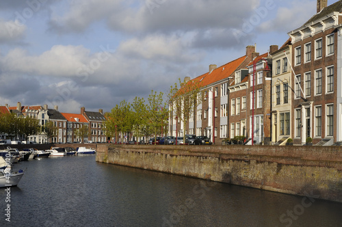 dam canal cityscape, middelburg