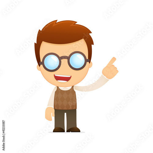 funny cartoon genius