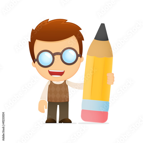 funny cartoon genius