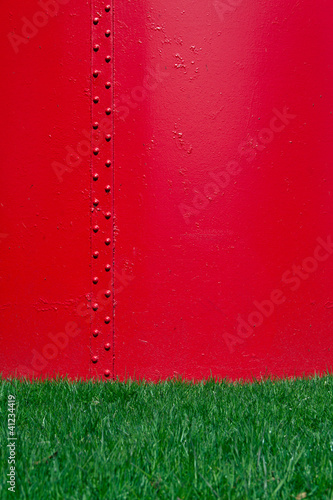 Red metal texture
