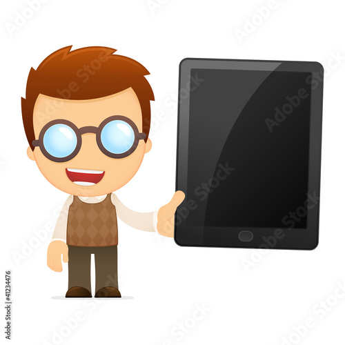 funny cartoon genius