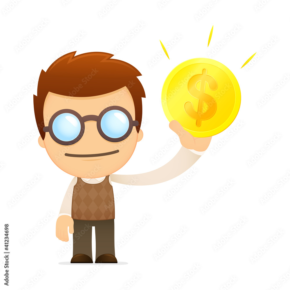 funny cartoon genius