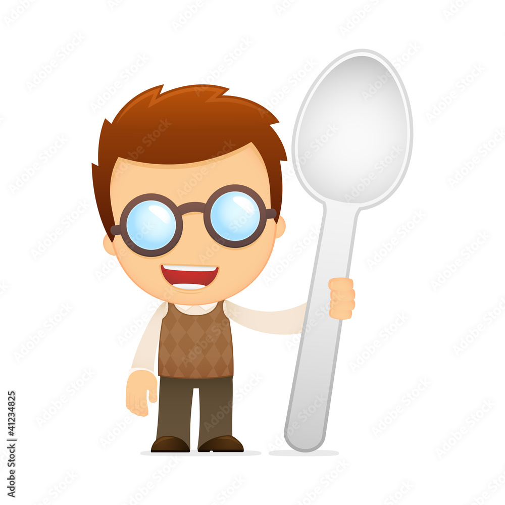 funny cartoon genius