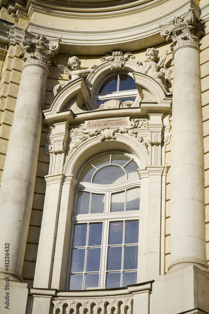 finestra di un palazzo, budapest