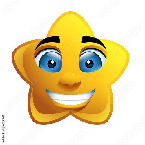 Star Face Loony Character