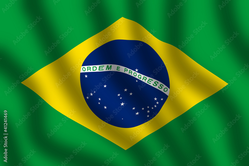 Fototapeta premium Brazil Flag