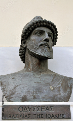 Grecia. Statua di Ulisse a Itaca