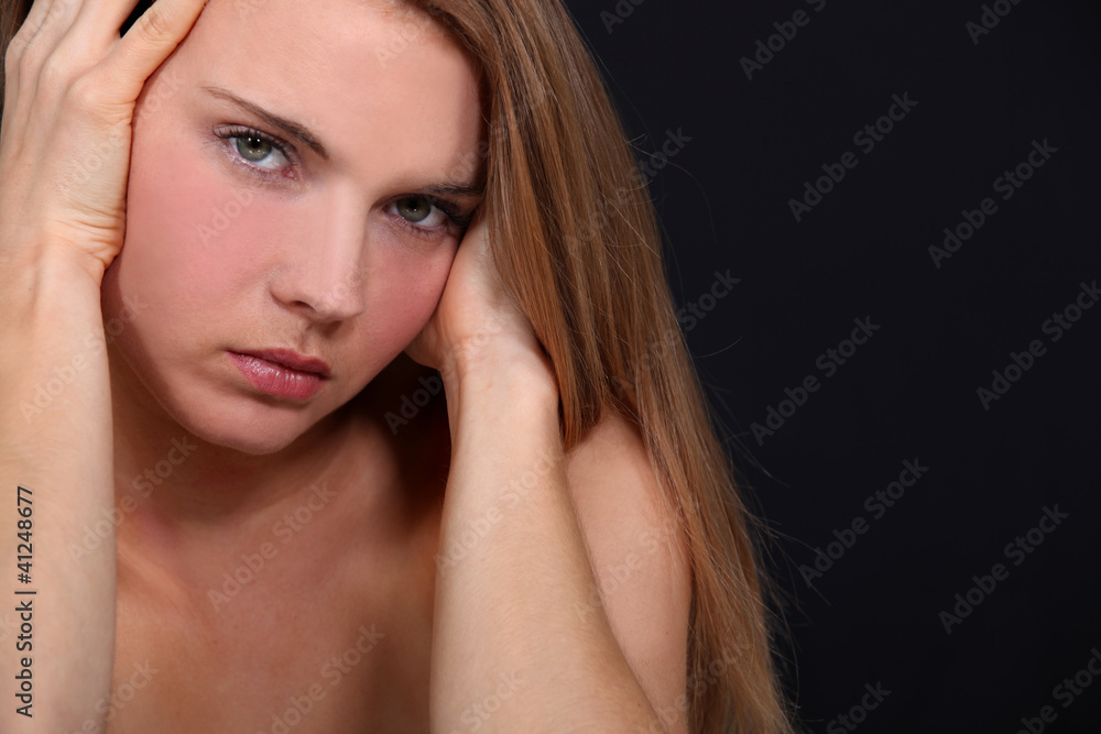 Fototapeta premium Attractive young woman