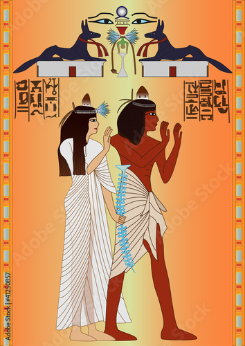 Egyptian - fresco