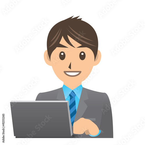 サラリーマン D It ノートパソコン イラスト Stock Illustration Adobe Stock サラリーマン D It ノートパソコン イラスト Stock Illustration Adobe Stock