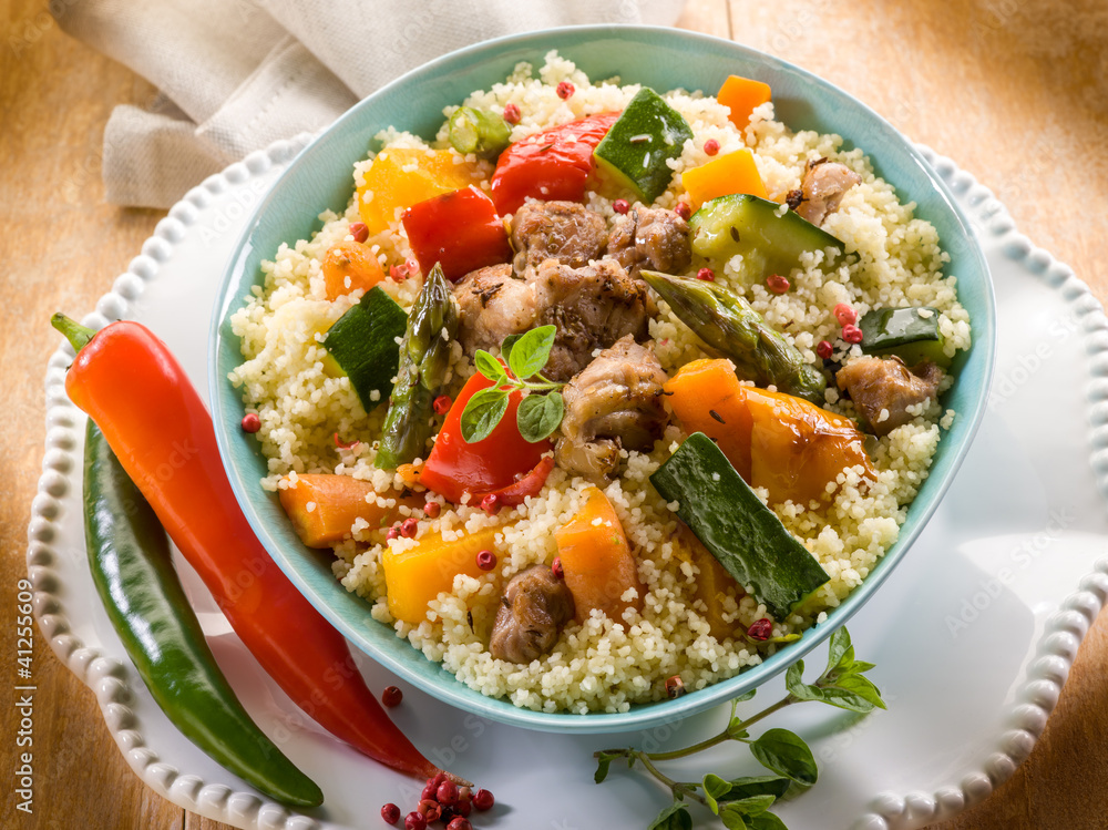 cous cous with meat and vegetables cous cous with meat and vegetables