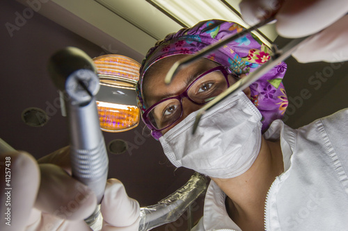 Dentista al lavoro photo