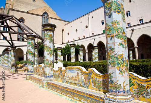 Fototapeta Naklejka Na Ścianę i Meble -  Santa Chiara Monastery - Naples