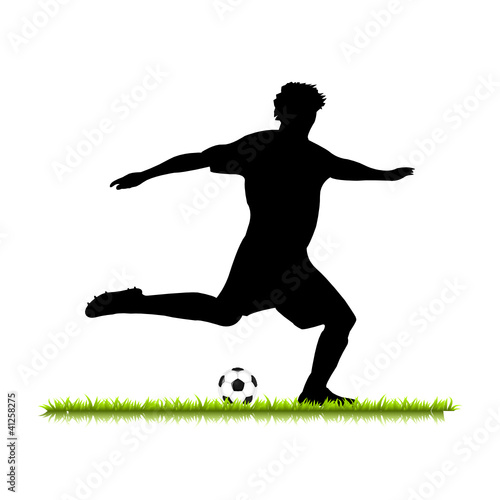 Fußball - Silhouette