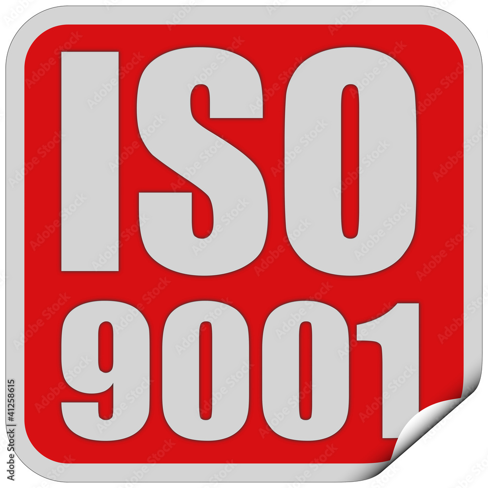 Sticker rot quad cu ISO 9001 Sticker rot quad cu ISO 9001